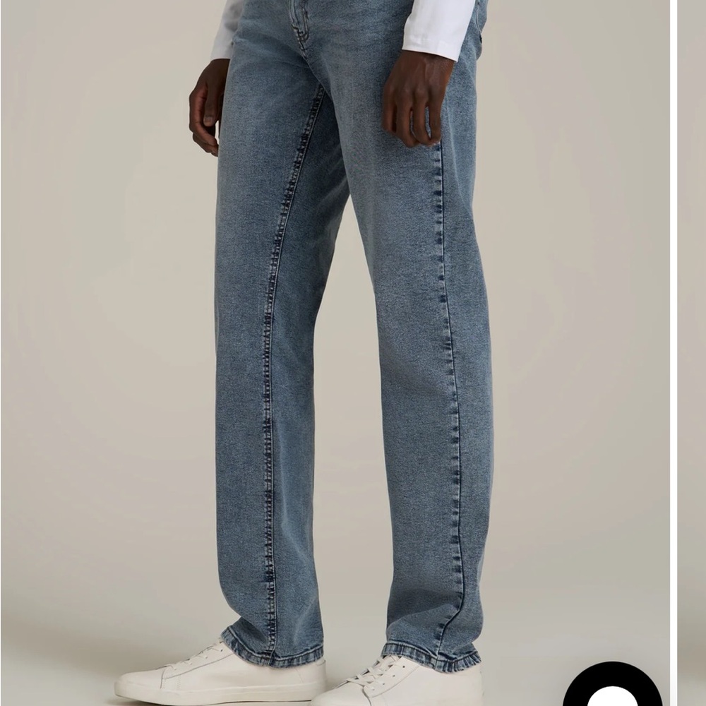 Relaxed Fit Denim Jeans for Men